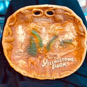 Vintage Yellowstone Mid-Century Souvenir Tray